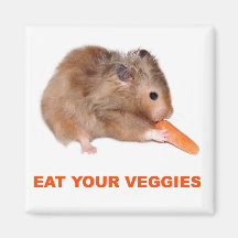 Eat your veggies refrigerator magnets