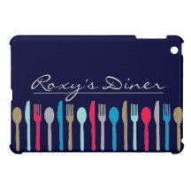 Eating utensils spoons forks knives ipad mini case