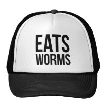 Eats Worms hats