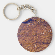 Eau de mer transparente porte-clef