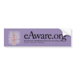 eAware.org - Bumper Sticker 1 bumper stickers