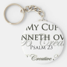 EB Creative Media - My Cup Runneth Over Key Chain