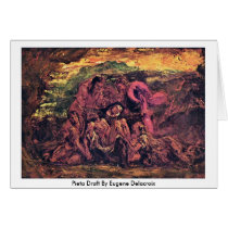 Ébauche de Pieta par Eugene Delacroix cartes