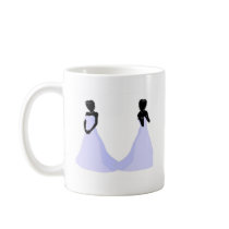 Ebony Bride Custom Shower Favours Mugs