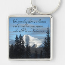 Ecclesiastes 3:1 key chains