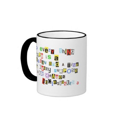 Ecclesiates 3 Ransom Note Style Mugs by Meg_Stewart