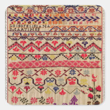 Échantillonneur de broderie autocollants