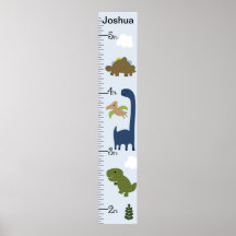 Échelle de croissance adorable personnalisée de di affiche