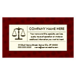 Cartes de visite avocats
