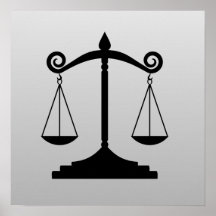 Échelles de justice sur le gradient posters