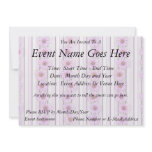 Echinacea Flower Stripes Invite