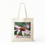 Echinaceas In The Mist Canvas Bag