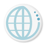 echo earth : conserve water refrigerator magnets