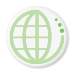 echo earth refrigerator magnet