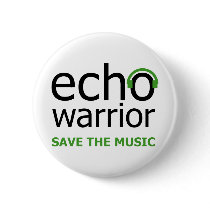 Echo Warrior Pinback Button
