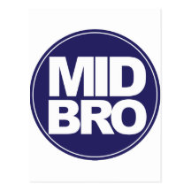 ecircle mid bro green post cards