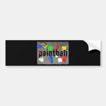 Éclaboussure de Paintball sur le mur en béton Adhésifs Pour Voiture