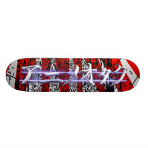 Éclat de rouge d'Otaku d'Anime Plateaux De Skate
