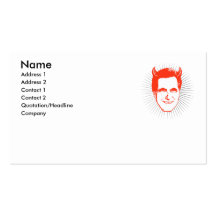 ÉCLAT DU DIABLE ROMNEY CARTES DE VISITE PERSONNELLES