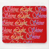Éclat Mousepad de lumière d'éclat tapis de souris