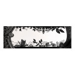 Eclectic Black + White - Skinny Card business cards