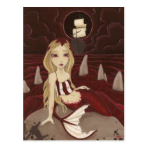 Eclipse - Mermaid postcard