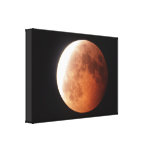 eclipse of the moon canvas prints