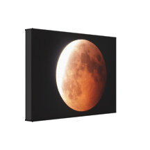 eclipse of the moon canvas prints
