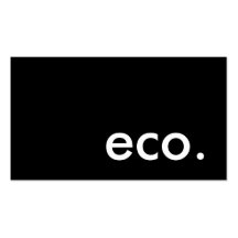 eco. business card template