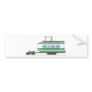 Eco Car House Boat Bumper Sticker
