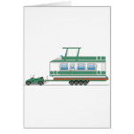 Eco Car House Boat Card