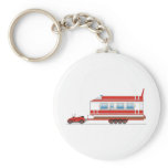 Eco Car House Boat Key Chains