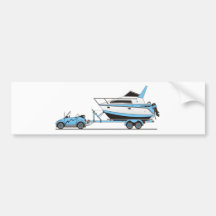 Eco Car Power Boat Bumper Sticker