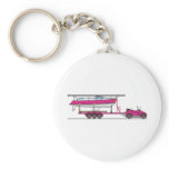 Eco Car Sail Boat Key Chains