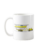 Eco Car Sail Boat mugs