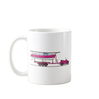 Eco Car Sail Boat Coffee Mug by graphxpro