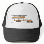 Eco Car Sail Boat Orange Hat