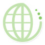eco earth round stickers