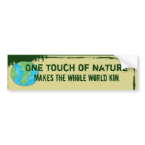 eco friendly bumper sticker