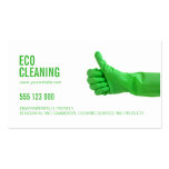 Eco Friendly Cleaning Services business card