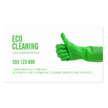 Eco Friendly Cleaning Services business card