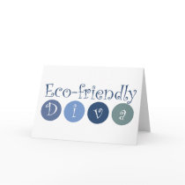 Eco-friendly Diva Greeting Card