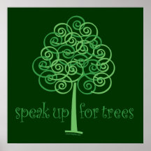 . Eco-Friendly, Earth-Friendly, Love Trees Poster