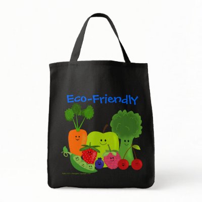 Eco-Friendly Fruits and Veggies Bag by NightOwlsMenagerie