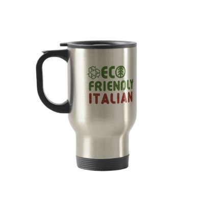 Eco Friendly Italian Reusable Stainless Steel Mug by biscottimafia