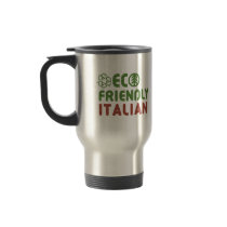 Eco Friendly Italian Reusable Stainless Steel Mug