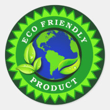 Eco Friendly Product Sticker