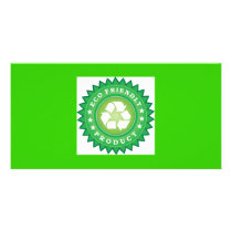 Eco Friendly Product Sticker Photo Card
