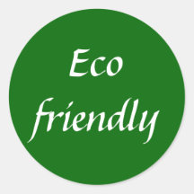 Eco friendly stickers