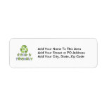 Eco-Friendly Tshirts and Gifts Return Address Labels